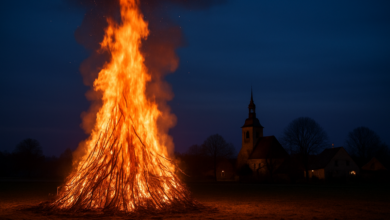 Mehr als 70 Osterfeuer lodern 2026 im Schaumburger Land