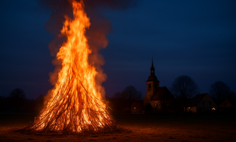 Mehr als 70 Osterfeuer lodern 2026 im Schaumburger Land