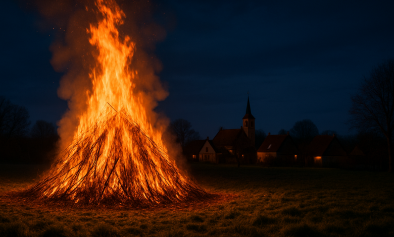 Osterfeuer im Kreis Schaumburg: Wo die Flammen lodern