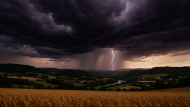 Kreis Höxter: Unwetterwarnstufe 4 und Hitze bis Sonntag