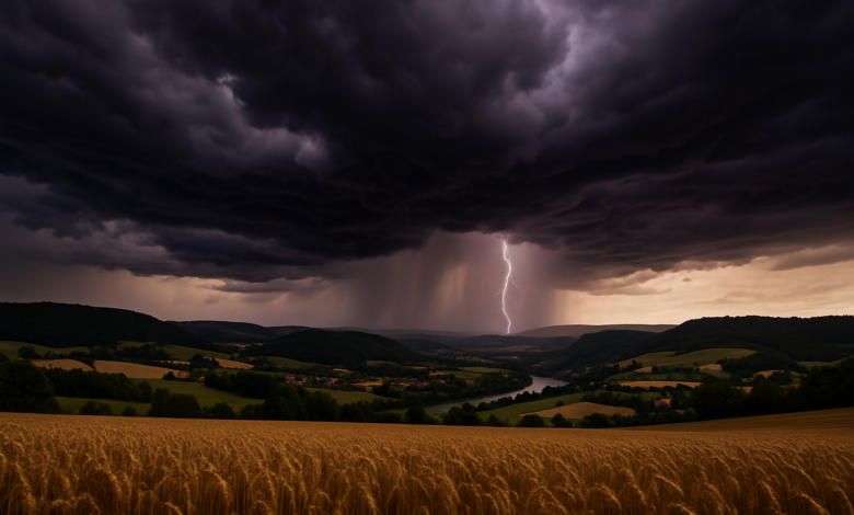 Kreis Höxter: Unwetterwarnstufe 4 und Hitze bis Sonntag