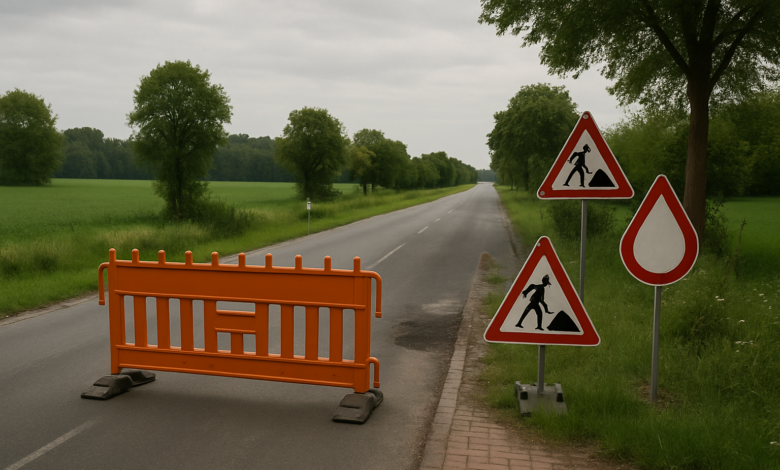 Bauarbeiten legen Straßen im Landkreis Hameln-Pyrmont lahm