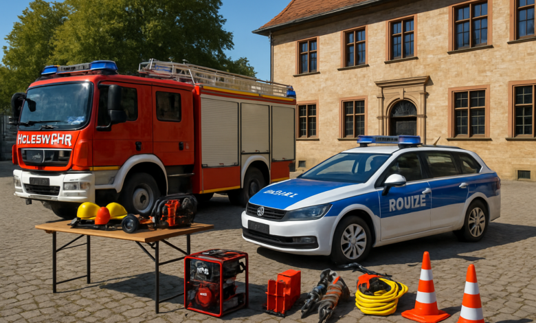 Hameln zeigt Blaulicht: Retter präsentieren sich in der Innenstadt