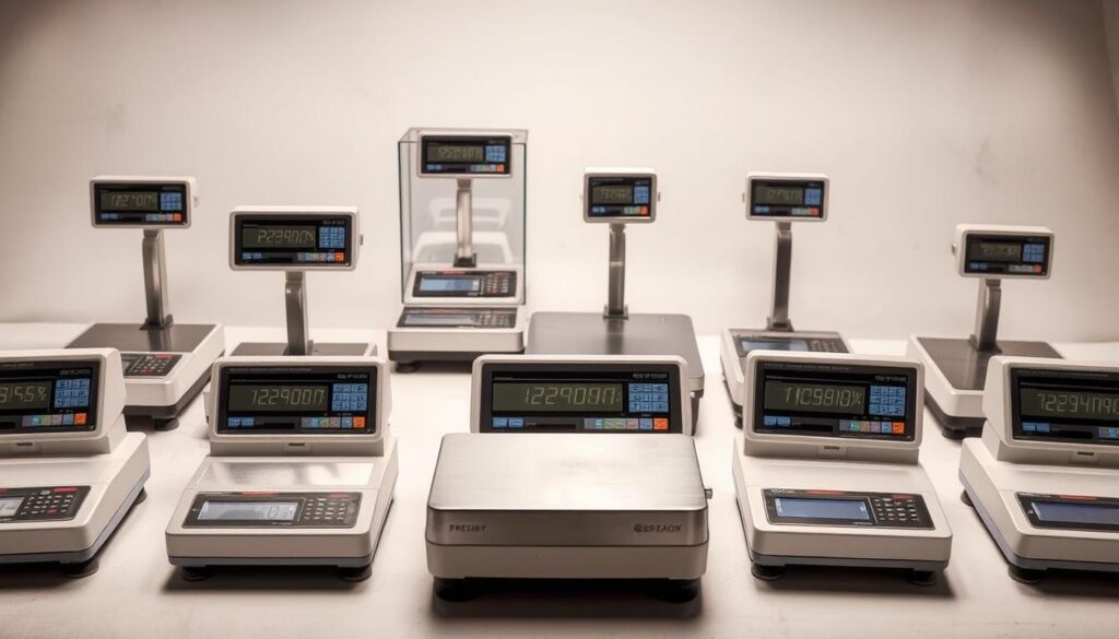 Auswahl von Mehrkopfwaagen