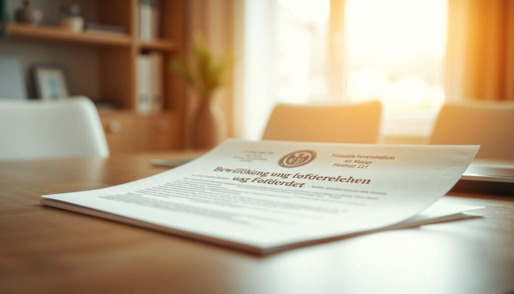 Bewilligung Förderdarlehen