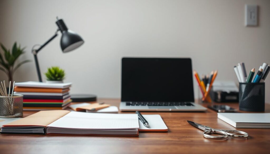 Büromaterial für Organisation im Büro