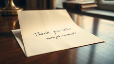 Dankschreiben nach Vorstellungsgespräch