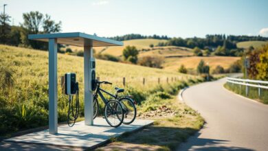 E Bike Ladestation Weserradweg