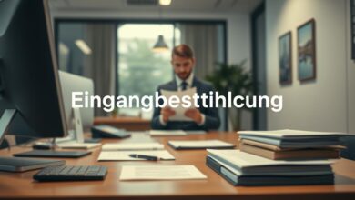 Eingangsbestätigung: „Ihre Bewerbung ist in Bearbeitung“