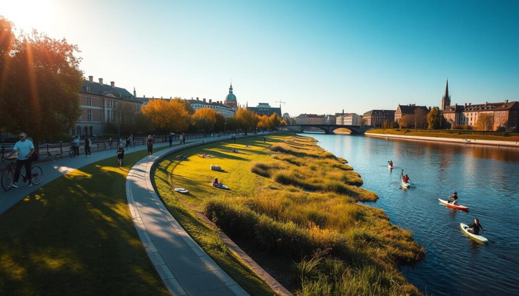 Freizeitmöglichkeiten entlang der Weser