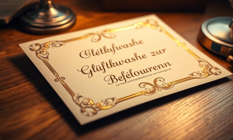 Glückwünsche zur Beförderung