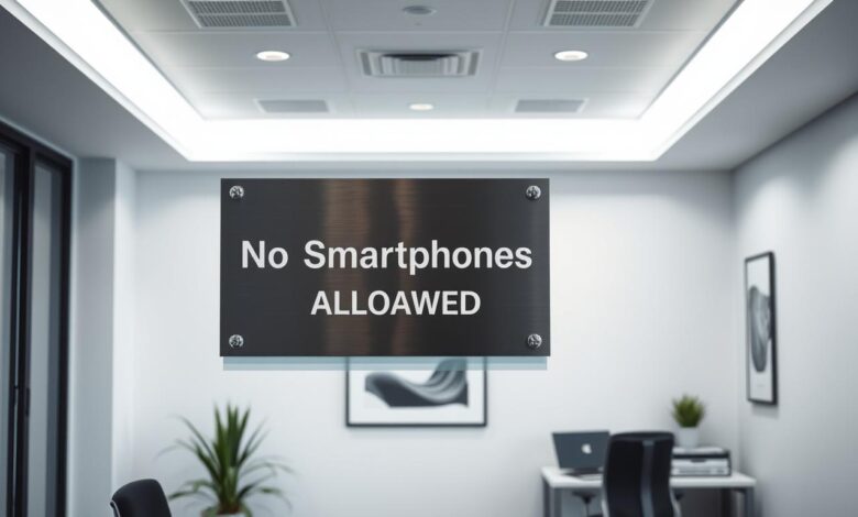 Handyverbot am Arbeitsplatz