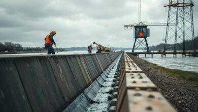 Hochwasserschutz an der Weser: Welche Handwerker helfen können