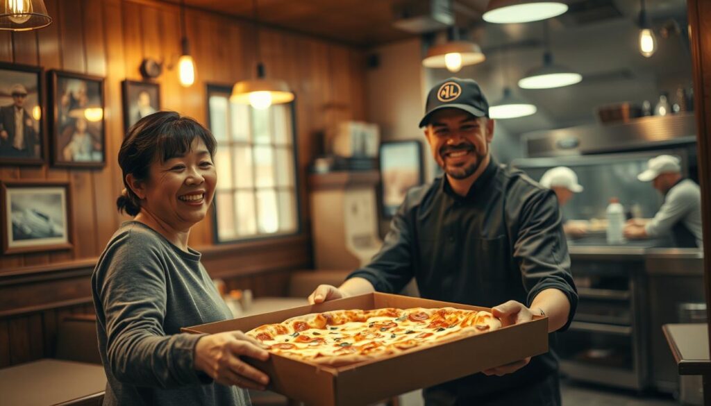 Kundenzufriedenheit Pizza Lieferung