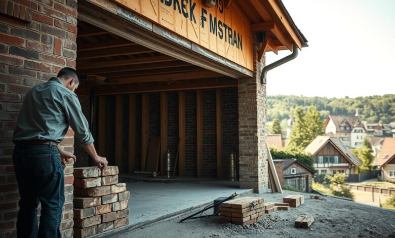Maurer in Minden: Garagenbau und Kellersanierung