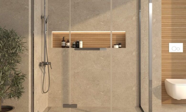 Moderne Dusche von Fero Term