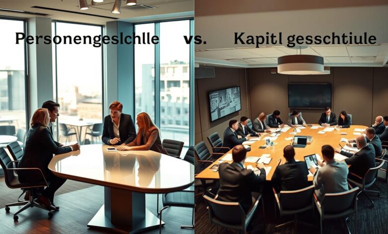 Personengesellschaft vs. Kapitalgesellschaft: Die Unterschiede