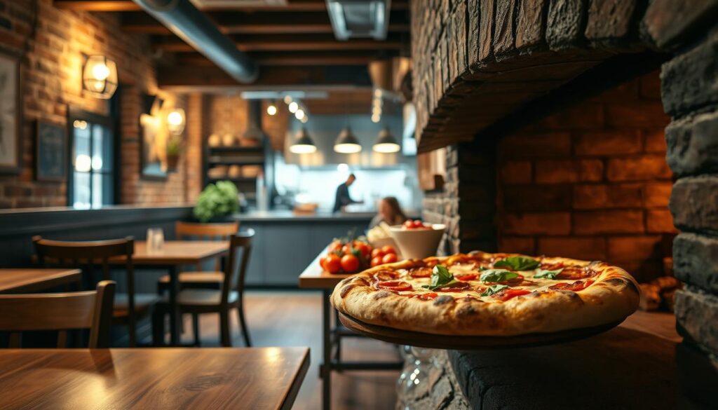 Regionale Zutaten Pizza Filiale