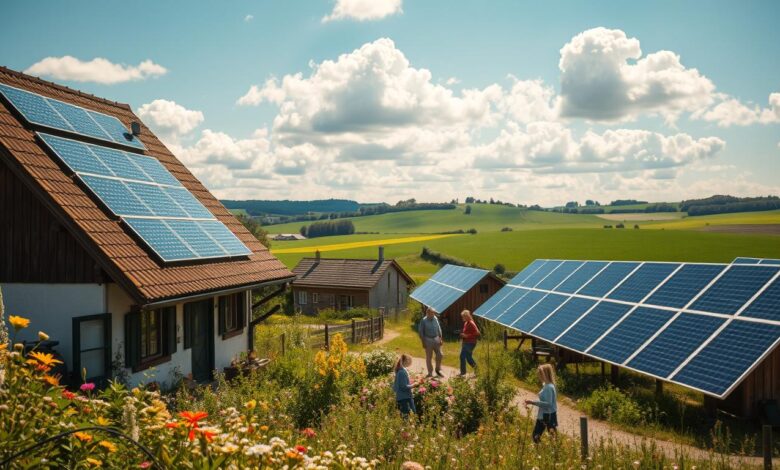 Solarenergie auf dem Dorf