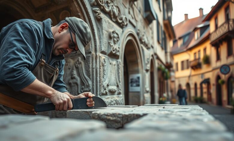 Steinmetz in Höxter: Natursteinsanierung an historischen Fassaden