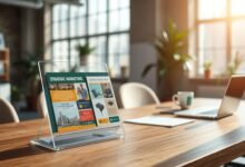 Tischaufsteller als strategisches Instrument für Start-upa