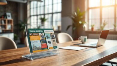 Tischaufsteller als strategisches Instrument für Start-upa