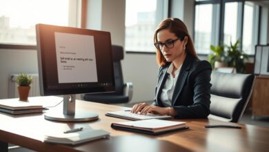 Um ein Gespräch mit dem Chef per E-Mail bitten