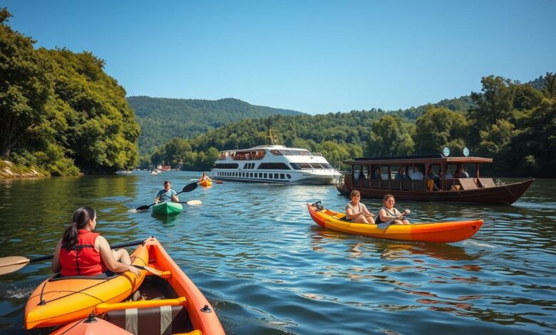 Wassertourismus an der Weser: Kanu, Floß und Fahrgastschiffe als Chance