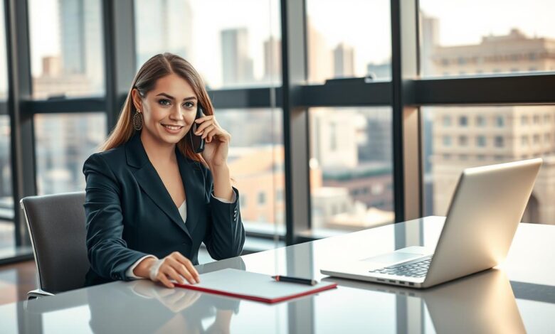 Wie meldet man sich am Telefon?