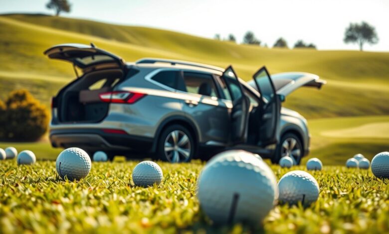 Wie viele Golfbälle passen in einen SUV?