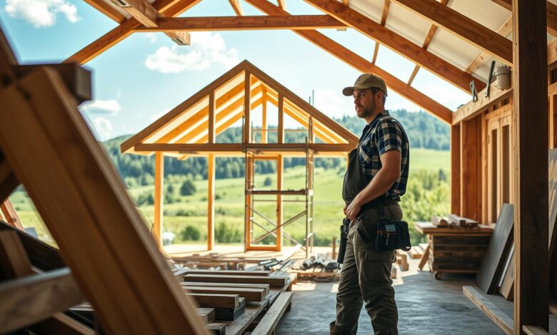 Zimmerer in Holzminden: Holzrahmenbau und Dachausbau