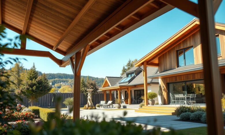 Zimmerer in Minden: Carport, Terrassenüberdachung und Holzbau