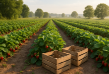 Frische Erdbeeren im Schaumburger Land: Höfe und Felder