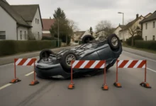 Ablenkung am Steuer: Unfall in Stadthagen endet mit überschlagenem Auto