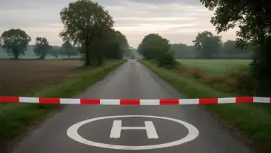 Betrunkener Fahrer erfasst Fußgänger bei Afferde: Hubschrauber im Einsatz