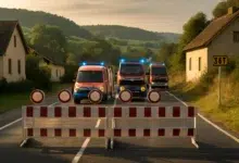 Radfahrer in Lebensgefahr: B64 in Ottbergen stundenlang gesperrt