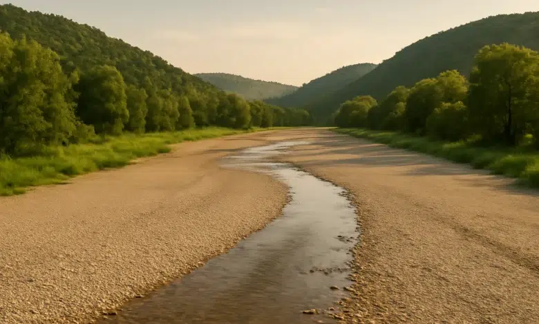 Weser bei Höxter: Pegel könnte auf unter 50 Zentimeter fallen
